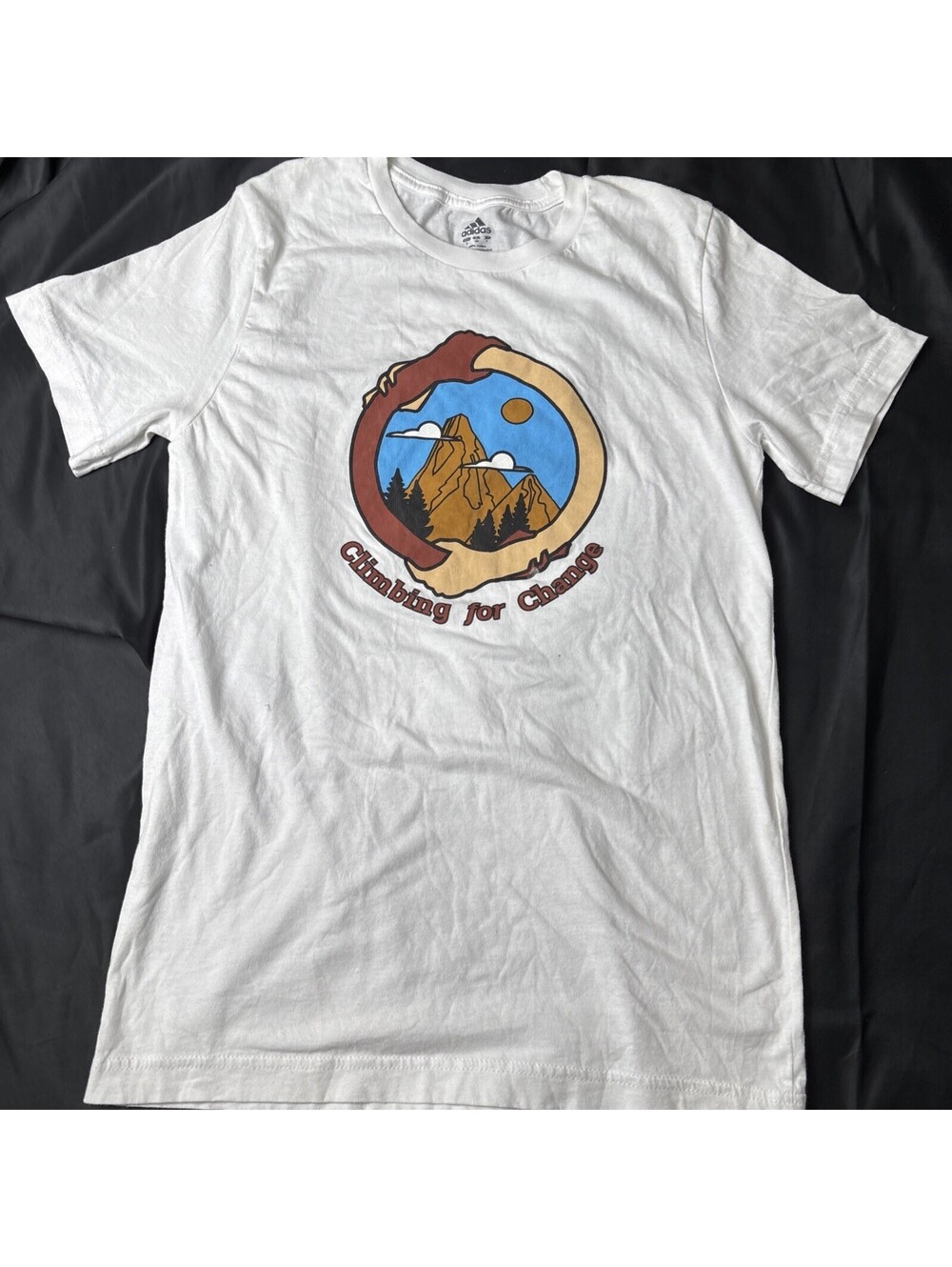 Adidas Terrex Climbing for Change Graphic T-Shirt White Size
